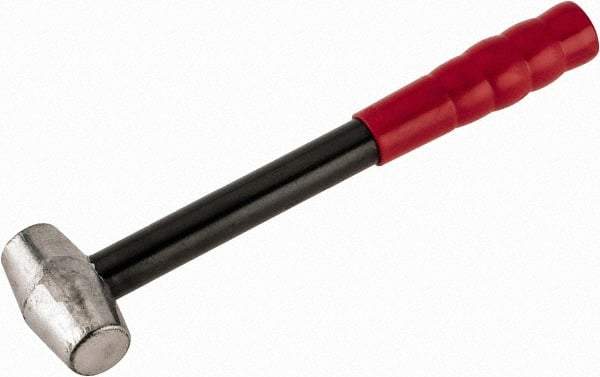 No-Mar - 2 Lb Head 1-1/8" Face Lead Hammer - Vinyl Handle - A1 Tooling