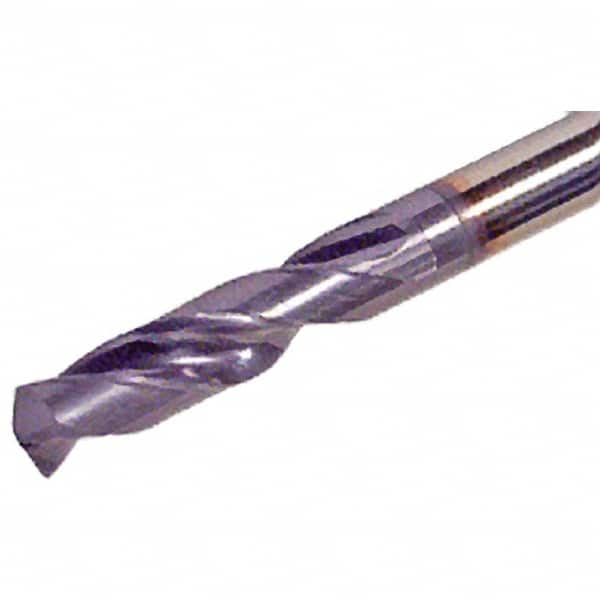 Iscar - 12.9mm 140° Spiral Flute Solid Carbide Screw Machine Drill Bit - A1 Tooling