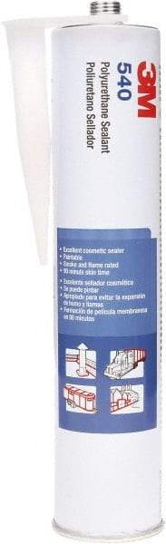 3M - 10.5 oz Cartridge Gray Polyurethane Sealant - -40 to 194°F Operating Temp, 1 hr Tack Free Dry Time, 24 hr Full Cure Time, Series 540 - A1 Tooling