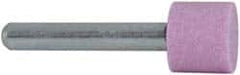 Grier Abrasives - 5/8 x 1/2" Head Diam x Thickness, W194, Cylinder, Aluminum Oxide Mounted Point - A1 Tooling