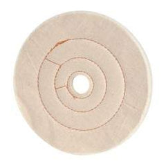 Dico - 8" Diam x 1/2" Thick Unmounted Buffing Wheel - Cushion Sewn, 1" Arbor Hole, Medium Density - A1 Tooling