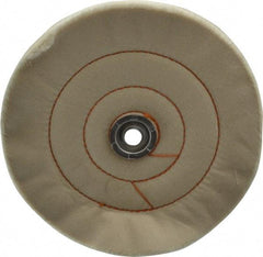 Dico - 8" Diam x 3/4" Thick Unmounted Buffing Wheel - Cushion Sewn, 1/2" Arbor Hole, Medium Density - A1 Tooling