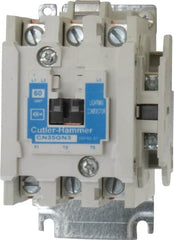 Eaton Cutler-Hammer - No Enclosure, 3 Pole, Electrically Held Lighting Contactor - 60 A at 480 V (Tungsten), 60 A at 600 V (Ballast or Mercury Vapor), 110 VAC at 50 Hz, 120 VAC at 60 Hz - A1 Tooling