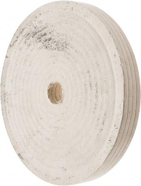 Divine Brothers - 10" Diam x 1" Thick Unmounted Buffing Wheel - Polishing Wheel, 1-1/4" Arbor Hole - A1 Tooling