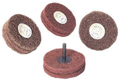 Standard Abrasives - 6" Diam, 2" Face Width, 1" Center Hole, Medium Grade, Aluminum Oxide Deburring Wheel - Convolute, Medium Density 5 Grade, 6,000 RPM - A1 Tooling