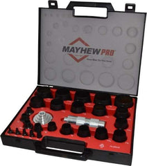 Mayhew - 27 Piece, 1/8 to 2", Hollow Punch Set - Comes in Plastic Case - A1 Tooling