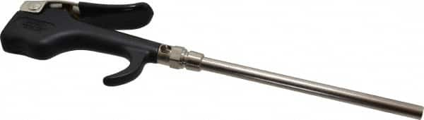 Coilhose Pneumatics - Safety Extension Tube Thumb Lever Blow Gun - 1/4 NPT, 6" Tube Length, Zinc - A1 Tooling