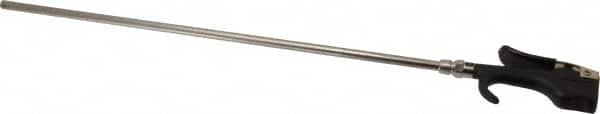 Coilhose Pneumatics - Safety Extension Tube Thumb Lever Blow Gun - 1/4 NPT, 16" Tube Length, Zinc - A1 Tooling