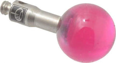 Renishaw - 0.315 Inch Ball Diameter, Stainless Steel Stem, M2 Thread, Ruby Point Ball Tip CMM Stylus - 0.4331 Inch Working Length, 0.0984 Inch Stem Diameter, 0.3937 Inch Overall Length - A1 Tooling