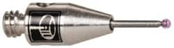 Renishaw - 0.0276 Inch Ball Diameter, Carbide Stem, M2 Thread, Ruby Point Ball Tip CMM Stylus - 0.1575 Inch Working Length, 0.0197 Inch Stem Diameter, 0.3937 Inch Overall Length - A1 Tooling