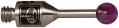 Renishaw - 0.0984 Inch Ball Diameter, Stainless Steel Stem, M2 Thread, Ruby Point Ball Tip CMM Stylus - 0.2559 Inch Working Length, 0.0394 Inch Stem Diameter, 0.3937 Inch Overall Length - A1 Tooling