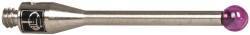 Renishaw - 0.0984 Inch Ball Diameter, Stainless Steel Stem, M2 Thread, Ruby Point Ball Tip CMM Stylus - 0.6457 Inch Working Length, 0.05 Inch Stem Diameter, 0.7874 Inch Overall Length - A1 Tooling