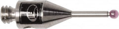 Renishaw - 0.0394 Inch Ball Diameter, Stainless Steel Stem, M2 Thread, Ruby Point Ball Tip CMM Stylus - 0.1772 Inch Working Length, 0.028 Inch Stem Diameter, 0.3937 Inch Overall Length - A1 Tooling