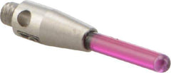 Renishaw - 0.06 Inch Ball Diameter, Stainless Steel Stem, M2 Thread, Ruby Point Ball Tip CMM Stylus - 0.315 Inch Working Length, 0.5906 Inch Overall Length - A1 Tooling