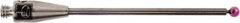 Renishaw - 0.0591 Inch Ball Diameter, Carbide Stem, M2 Thread, Ruby Point Ball Tip CMM Stylus - 0.8858 Inch Working Length, 0.0394 Inch Stem Diameter, 1.1811 Inch Overall Length - A1 Tooling