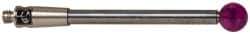 Renishaw - 0.1575 Inch Ball Diameter, Carbide Stem, M2 Thread, Ruby Point Ball Tip CMM Stylus - 1.1811 Inch Working Length, 0.0787 Inch Stem Diameter, 1.1811 Inch Overall Length - A1 Tooling