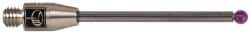 Renishaw - 0.0787 Inch Ball Diameter, Carbide Stem, M3 Thread, Ruby Point Ball Tip CMM Stylus - 0.8976 Inch Working Length, 0.0591 Inch Stem Diameter, 1.1811 Inch Overall Length - A1 Tooling