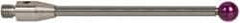 Renishaw - 0.1181 Inch Ball Diameter, Carbide Stem, M3 Thread, Ruby Point Ball Tip CMM Stylus - 1.9685 Inch Working Length, 0.0984 Inch Stem Diameter, 1.9685 Inch Overall Length - A1 Tooling