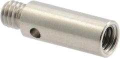 Renishaw - M3 Female and Male Connection, 0.1575 Inch Stem Diameter, Stainless Steel, CMM Stylus Extension - 0.3937 Inch Overall Length, For Use with M3 Threaded Stylus Range - A1 Tooling