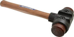 Vaughan Bushnell - 4-1/2 Lb Head 2" Face Rawhide Rawhide Split Head Hammer - Wood Handle - A1 Tooling