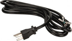 Gast - 1/3 HP Power Cord Assembly - 10 Ft. Long, 115-1 Voltage - A1 Tooling