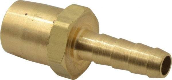 Acme - Closed Check Brass Air Chuck - Straight Push On Chuck, 1/4 Barbed - A1 Tooling