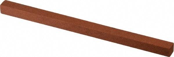 Norton - 4" Long x 1/4" Wide x 1/4" Thick, Aluminum Oxide Sharpening Stone - Square - A1 Tooling