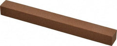 Norton - 4" Long x 3/8" Wide x 3/8" Thick, Aluminum Oxide Sharpening Stone - Square - A1 Tooling