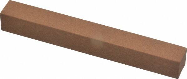 Norton - 4" Long x 1/2" Wide x 1/2" Thick, Aluminum Oxide Sharpening Stone - Square - A1 Tooling