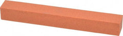 Norton - 4" Long x 1/2" Wide x 1/2" Thick, Aluminum Oxide Sharpening Stone - Square - A1 Tooling