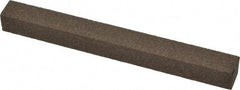 Norton - 4" Long x 3/8" Wide x 3/8" Thick, Aluminum Oxide Sharpening Stone - Square - A1 Tooling