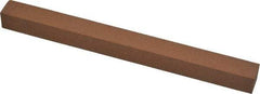 Norton - 6" Long x 1/2" Wide x 1/2" Thick, Aluminum Oxide Sharpening Stone - Square, Medium Grade - A1 Tooling