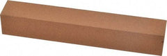 Norton - 6" Long x 1" Wide x 1" Thick, Aluminum Oxide Sharpening Stone - Square, Medium Grade - A1 Tooling