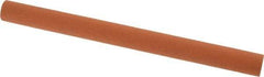 Norton - 6" Long x 1/2" Diam x 1/2" Thick, Aluminum Oxide Sharpening Stone - Round, Fine Grade - A1 Tooling