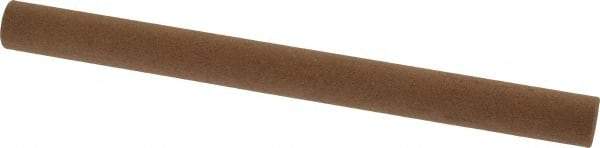 Norton - 6" Long x 1/2" Diam x 1/2" Thick, Aluminum Oxide Sharpening Stone - Round, Medium Grade - A1 Tooling