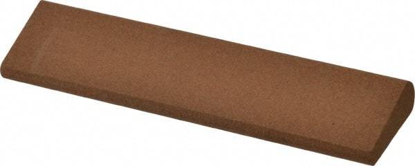 Norton - 4" Long x 1" Diam x 7/16" Thick, Aluminum Oxide Sharpening Stone - Round, Medium Grade - A1 Tooling