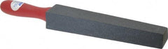 Norton - 1-1/4" Wide x 14" OAL, Silicon Carbide Sharpening Stone - Taper, Coarse Grade, 180 Grit - A1 Tooling