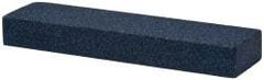 Norton - 4" Long x 1" Wide x 1/2" Thick, Silicon Carbide Sharpening Stone - Rectangle, Medium Grade - A1 Tooling