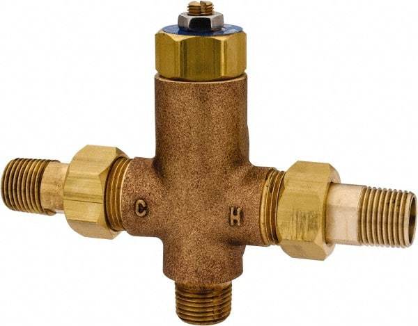 Bradley - Wash Fountain Thermo Static Mixing Valve - For Use with Bradley Foot-Controlled Wash Fountains - A1 Tooling