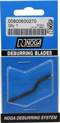 Noga - 1/8" Max Head Diam Countersink Blade - High Speed Steel, Right Handed Blade, Compatible with NogaGrip-1 Handle, RotoDrive Holder, for Hole Inner Surface & Outer Edge - A1 Tooling