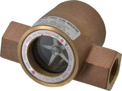 Dwyer - 3/4 Inch, Bronze Body Sight Flow Indicator - 125 Max psi, 4-1/16 Inch Overall Length, 200°F - A1 Tooling