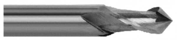 Magafor - 16mm Body Diam, 90°, 3-1/8" OAL, Solid Carbide Spotting Drill - A1 Tooling