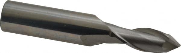 Magafor - 3/8" Body Diam, 90°, 2-3/4" OAL, Solid Carbide Spotting Drill - A1 Tooling