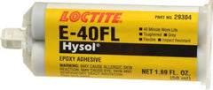 Loctite - 50 mL Cartridge Two Part Epoxy - 40 min Working Time, Series E-40FL - A1 Tooling