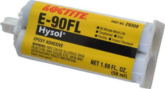 Loctite - 50 mL Cartridge Two Part Epoxy - 90 min Working Time, 3,130 psi Shear Strength, Series E-90FL - A1 Tooling