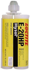 Loctite - 200 mL Cartridge Two Part Epoxy - 20 min Working Time, 4,690 psi Shear Strength, Series E-20HP - A1 Tooling