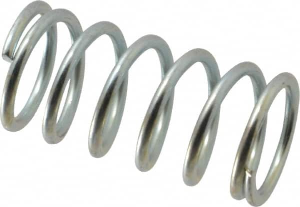 Gardner Spring - 0.6" OD, 0.063" Wire, 1-1/4" Free Length, Precision Compression Spring - 30 Lb Spring Rating, Music Wire - A1 Tooling