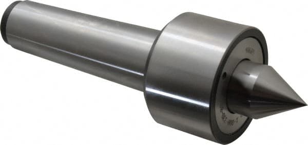 Riten - MT5 Taper Shank, 3-1/16" Head Diam 9,000 Lb Capacity Live Center - 5,000 Max RPM, 2-3/32" Head Length, 1-3/8" Point Diam, 1-13/16" Point Len, 2,800 Lb Max Workpc, 10-7/8" OAL, 2" Long Tip, Standard Point - A1 Tooling