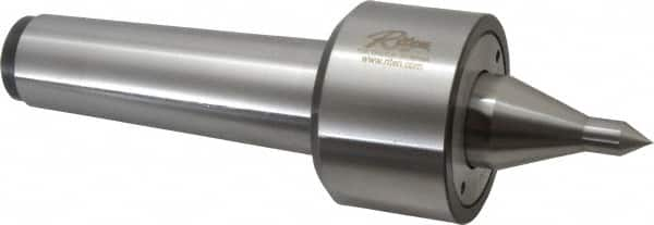 Riten - MT5 Taper Shank, 3-1/16" Head Diam 9,000 Lb Capacity Live Center - 5,000 Max RPM, 2-3/32" Head Length, 1/2" Point Diam, 2-1/2" Point Len, 1,100 Lb Max Workpc, 11-3/8" OAL, 15/16" Long Tip, Long Point - A1 Tooling