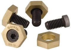 Gibraltar - 5/8-11, 1-1/4" Long, Steel, Cam Clamp Screw - 1-3/16" Hex, Use with Gibraltar Fixture Clamp 00642645 - A1 Tooling